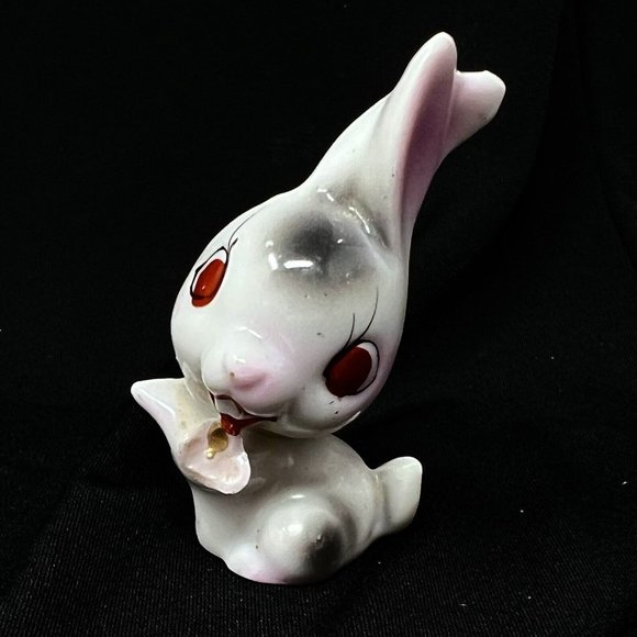 Figurines Miniature Lot  Porcelain Glass Plastic Vintage Set Of 19 Figures Japan - Picture 5 of 16